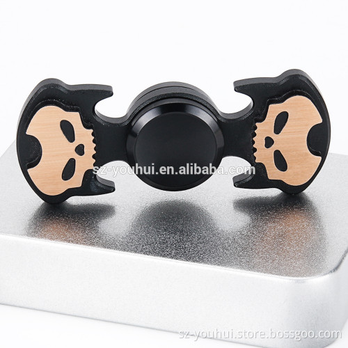 2017 Hot Sale Cool skull shape fidget spinner
